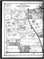 Plate 003 - Cheltenham Township, Elkins Park, Oak Lane Left, Montgomery County 1909 Cheltenham - Abington - Springfield Townships